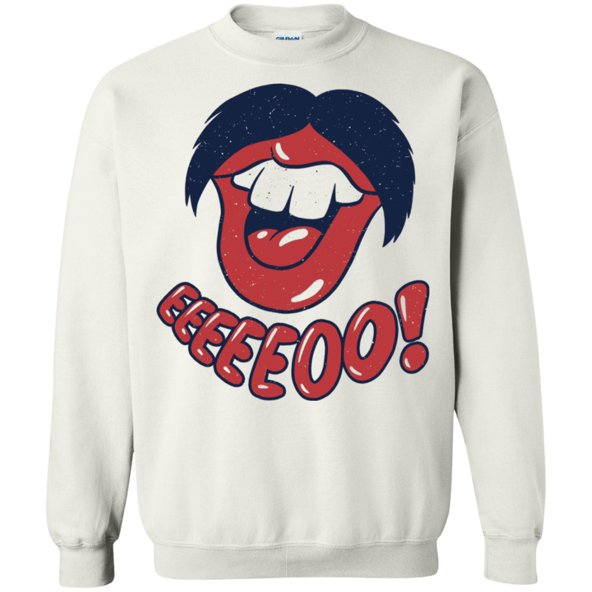 Sweatshirts White / S Lips EO Crewneck Sweatshirt