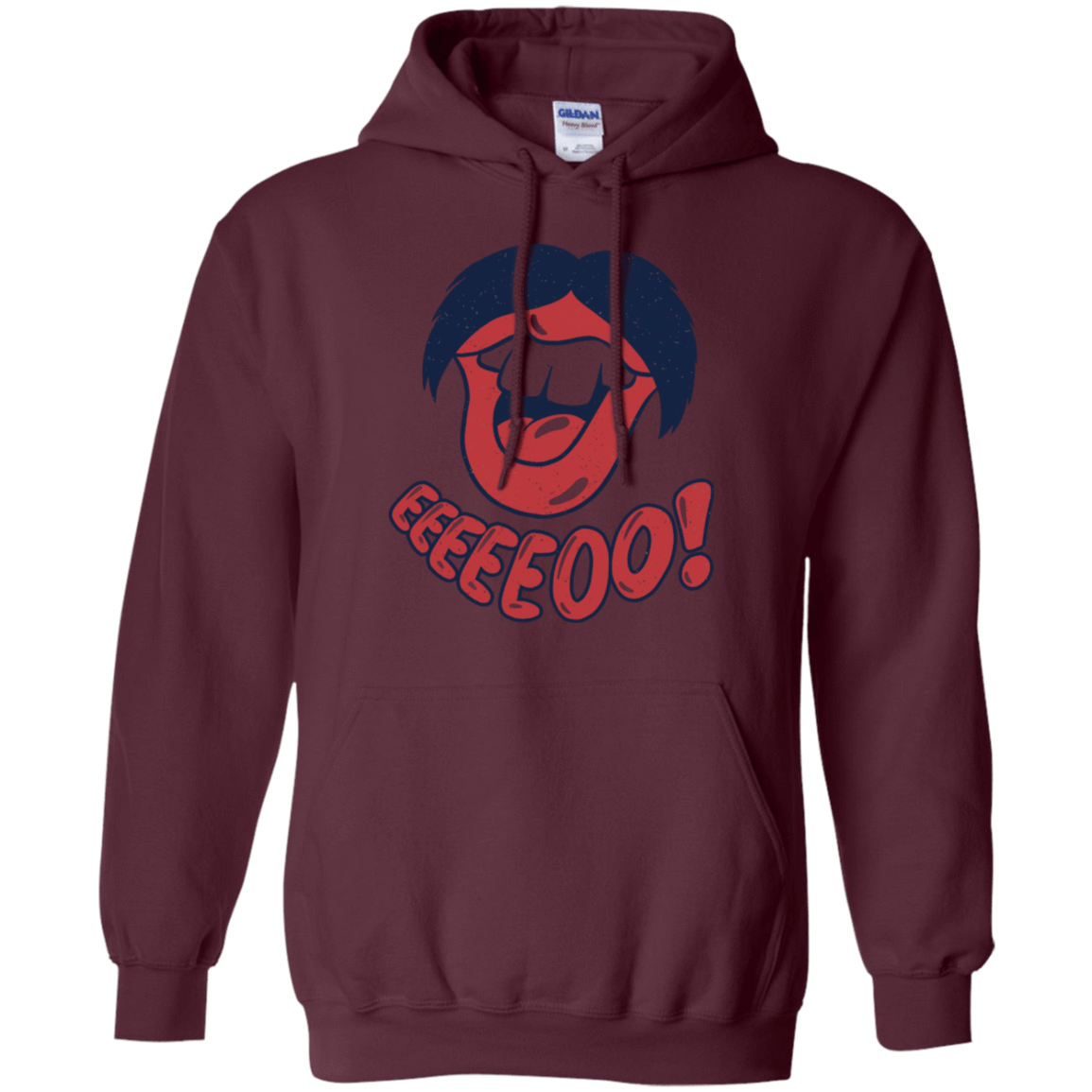 Sweatshirts Maroon / S Lips EO Pullover Hoodie