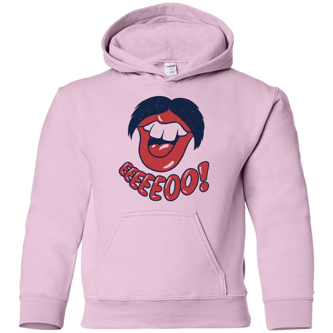 Sweatshirts Light Pink / YS Lips EO Youth Hoodie