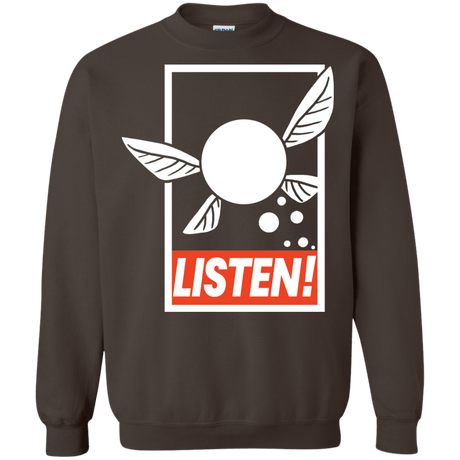 Sweatshirts Dark Chocolate / S LISTEN! Crewneck Sweatshirt