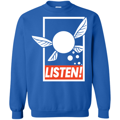 Sweatshirts Royal / S LISTEN! Crewneck Sweatshirt