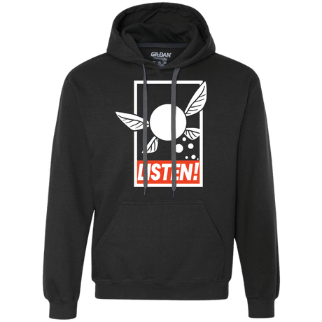 Sweatshirts Black / S LISTEN! Premium Fleece Hoodie