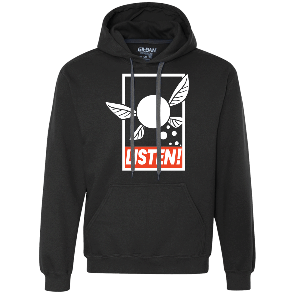 Sweatshirts Black / S LISTEN! Premium Fleece Hoodie