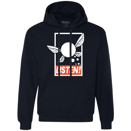 Sweatshirts Navy / S LISTEN! Premium Fleece Hoodie