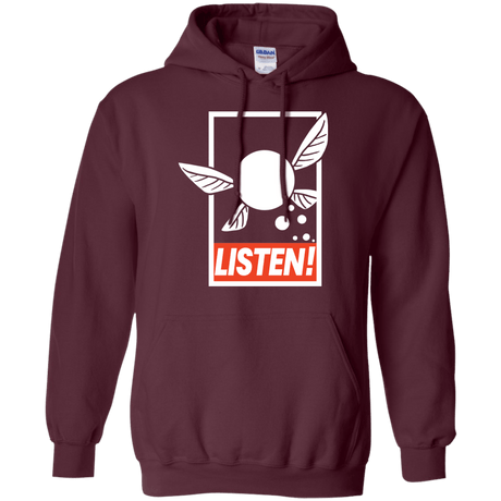 Sweatshirts Maroon / S LISTEN! Pullover Hoodie