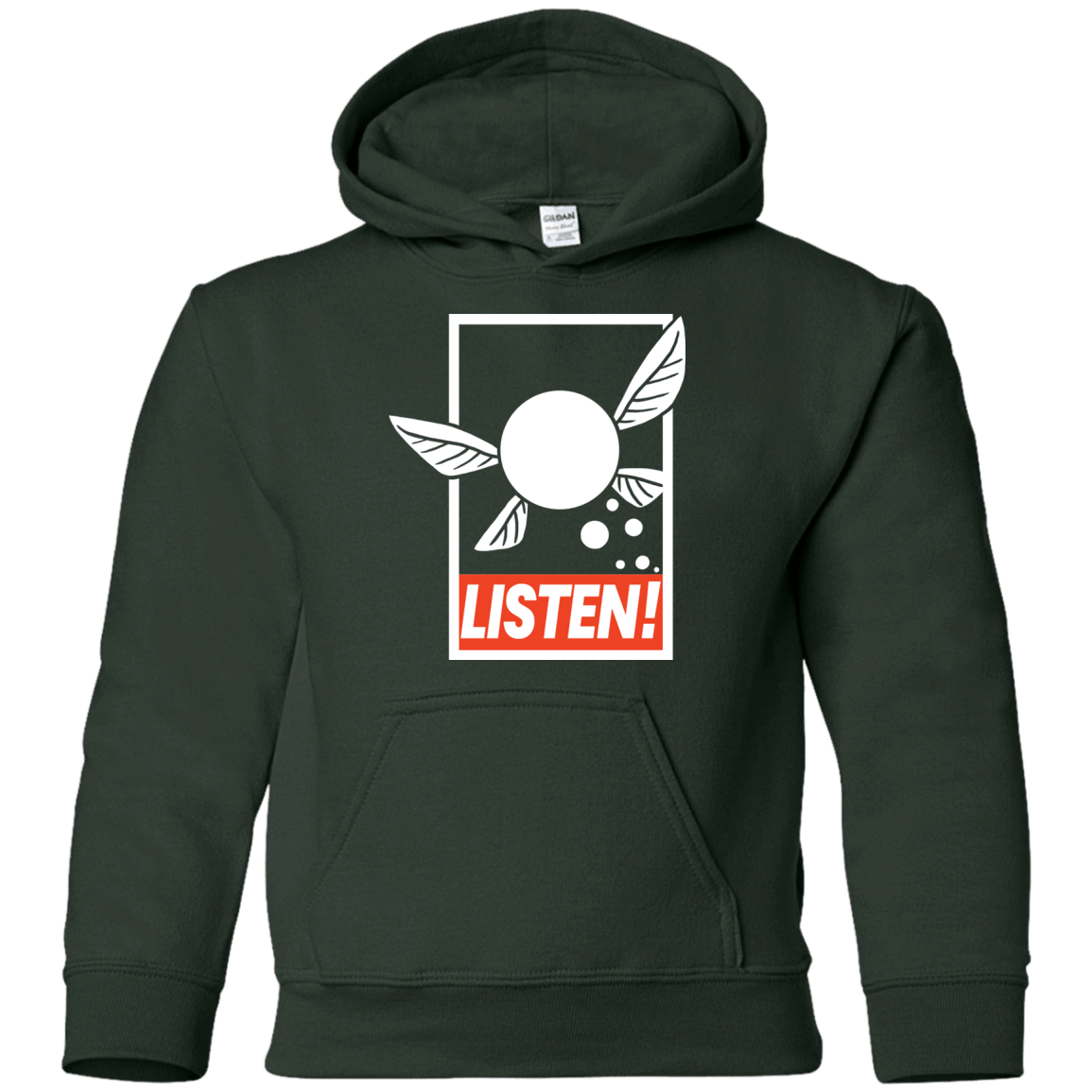 Sweatshirts Forest Green / YS LISTEN! Youth Hoodie