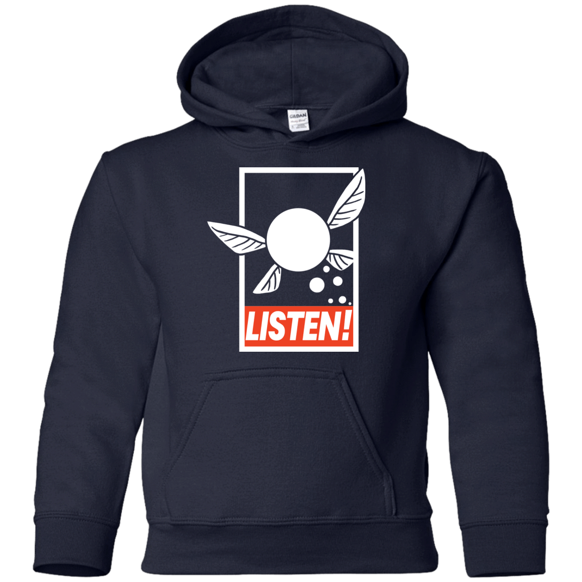 Sweatshirts Navy / YS LISTEN! Youth Hoodie