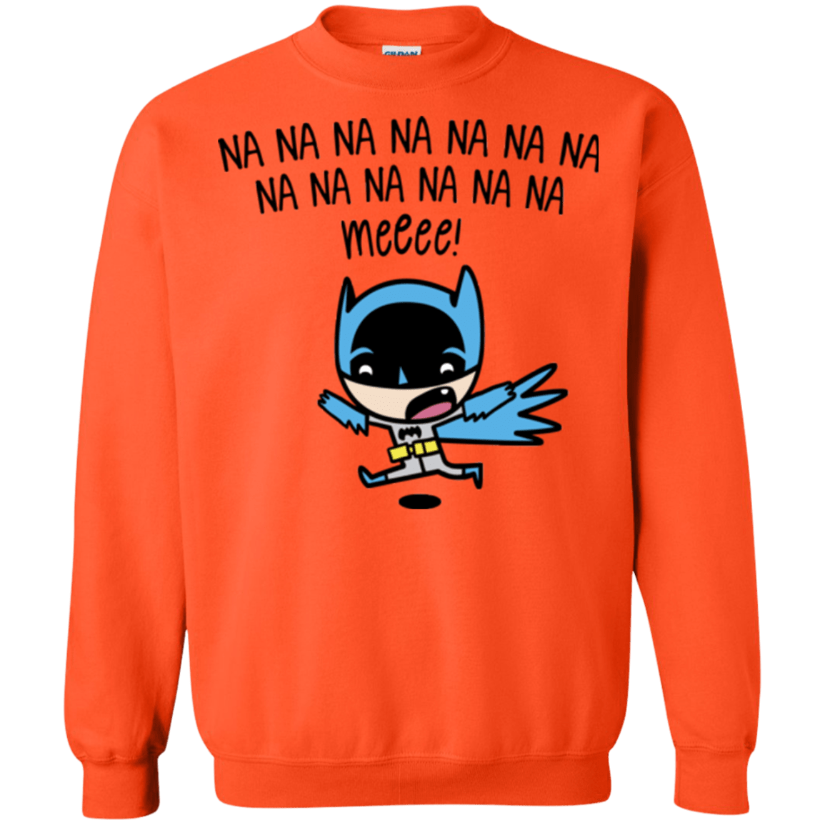 Sweatshirts Orange / Small Little Bat Boy Crewneck Sweatshirt