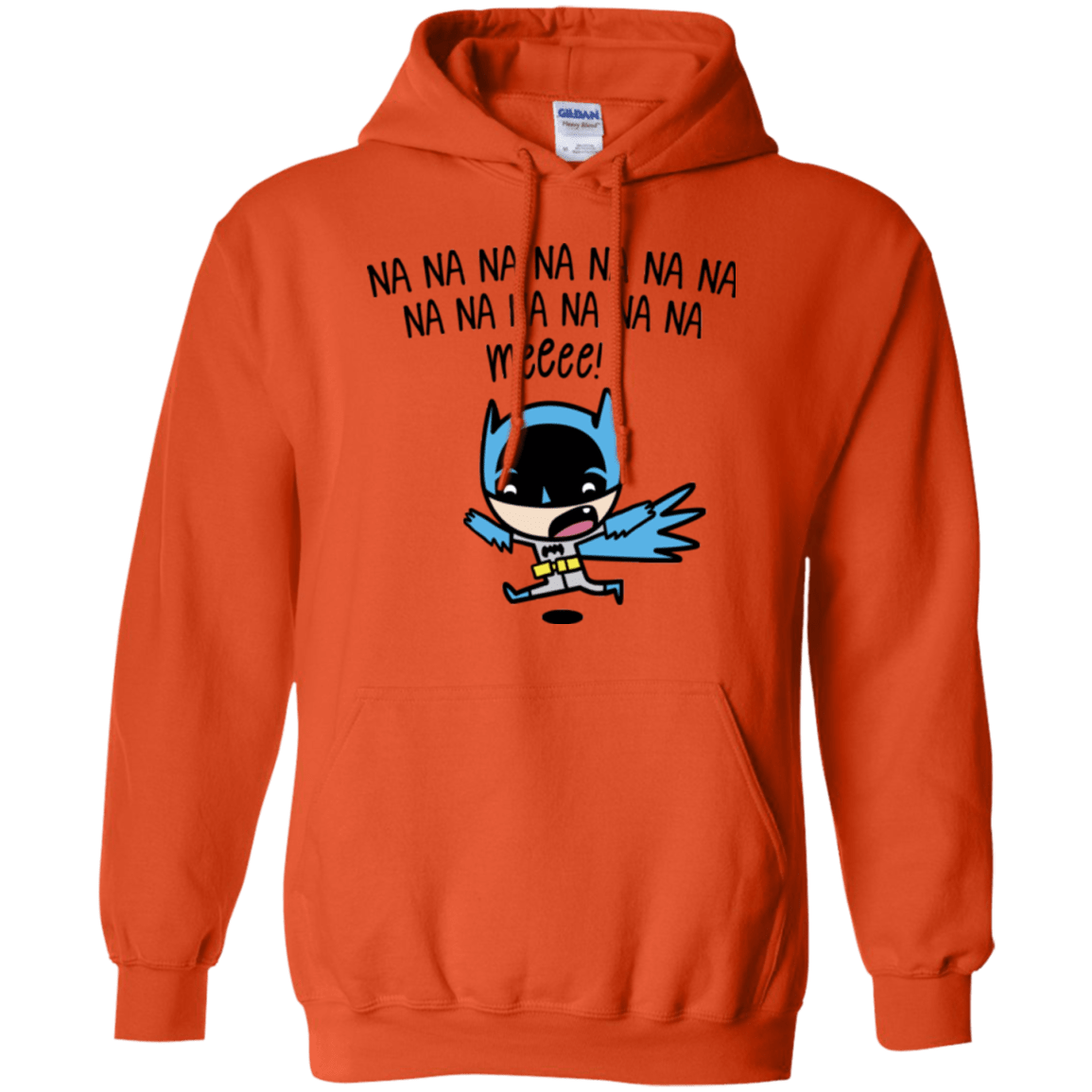 Sweatshirts Orange / Small Little Bat Boy Pullover Hoodie