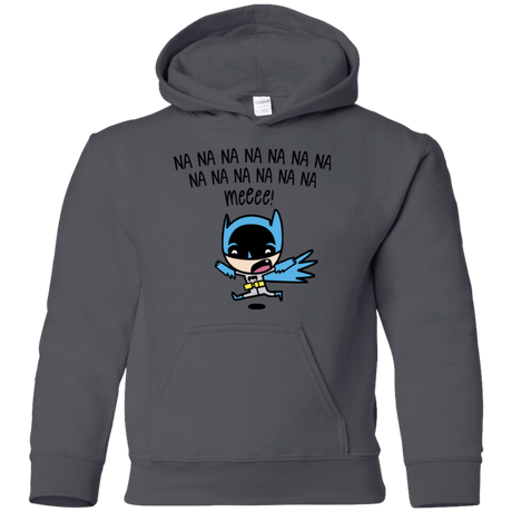 Sweatshirts Charcoal / YS Little Bat Boy Youth Hoodie