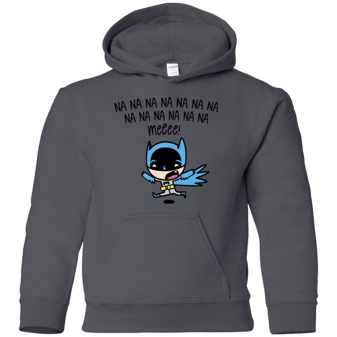 Sweatshirts Charcoal / YS Little Bat Boy Youth Hoodie