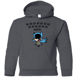 Sweatshirts Charcoal / YS Little Bat Boy Youth Hoodie