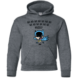 Sweatshirts Dark Heather / YS Little Bat Boy Youth Hoodie