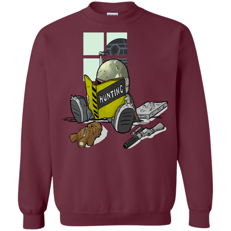 Sweatshirts Maroon / Small Little Boba Crewneck Sweatshirt
