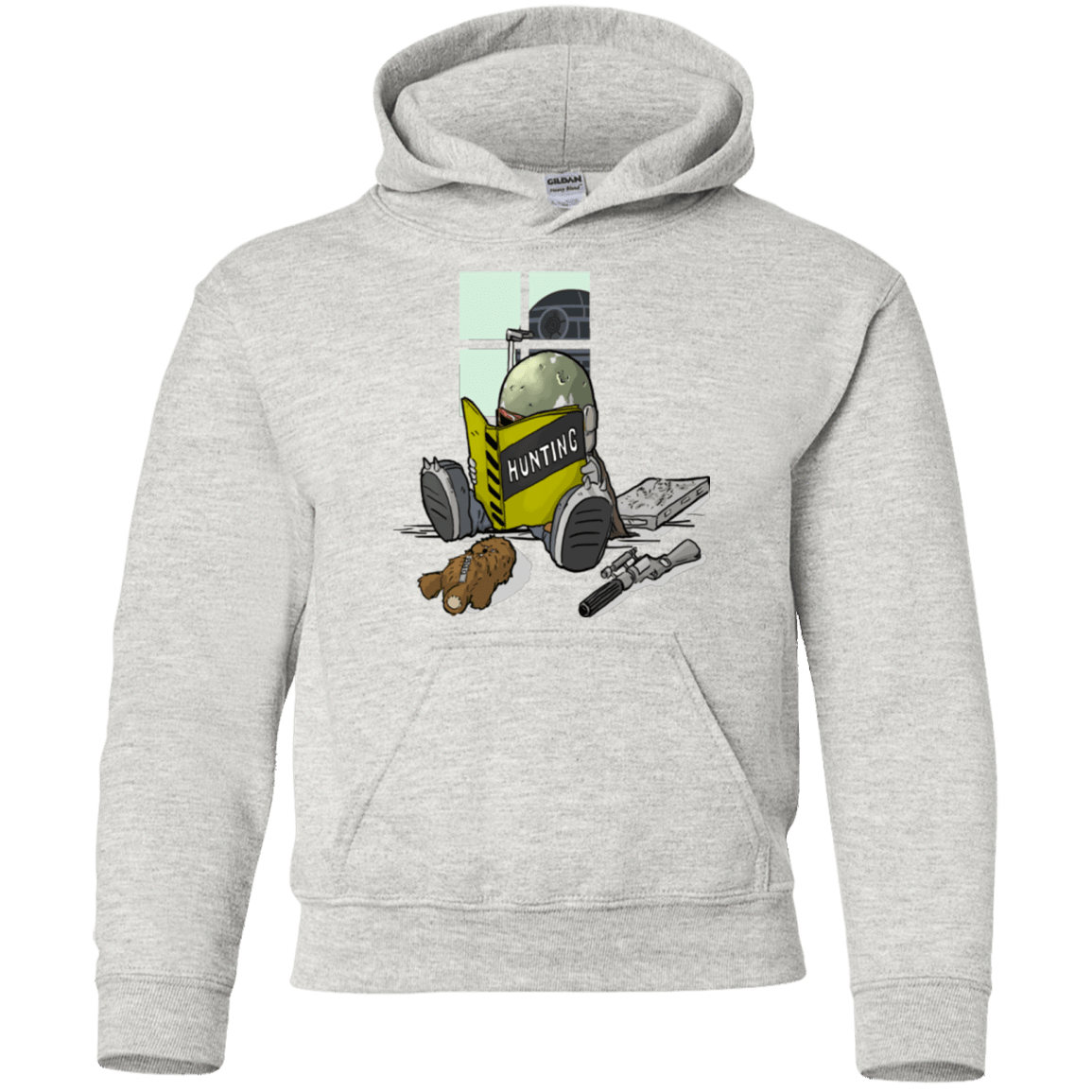 Sweatshirts Ash / YS Little Boba Youth Hoodie