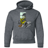 Sweatshirts Dark Heather / YS Little Boba Youth Hoodie