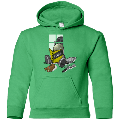 Sweatshirts Irish Green / YS Little Boba Youth Hoodie