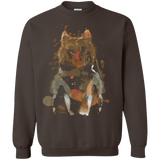 Sweatshirts Dark Chocolate / S Little Foxy Watercolor Crewneck Sweatshirt