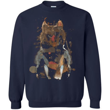 Sweatshirts Navy / S Little Foxy Watercolor Crewneck Sweatshirt