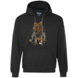Sweatshirts Black / S Little Foxy Watercolor Premium Fleece Hoodie