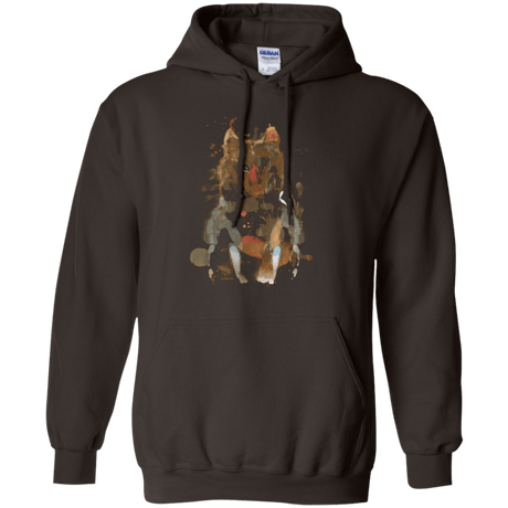 Sweatshirts Dark Chocolate / S Little Foxy Watercolor Pullover Hoodie