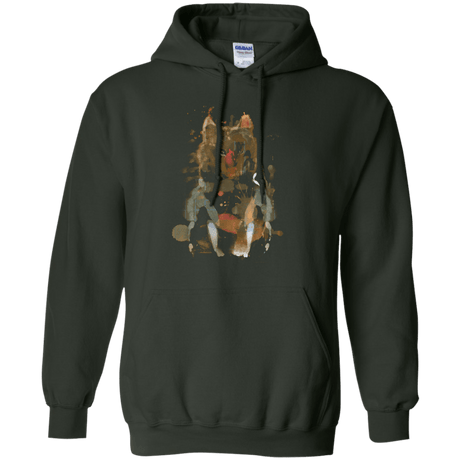Sweatshirts Forest Green / S Little Foxy Watercolor Pullover Hoodie