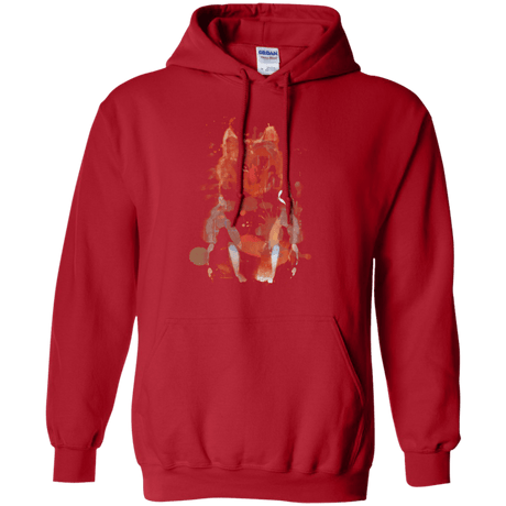 Sweatshirts Red / S Little Foxy Watercolor Pullover Hoodie