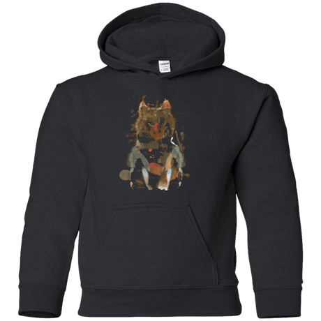 Sweatshirts Black / YS Little Foxy Watercolor Youth Hoodie