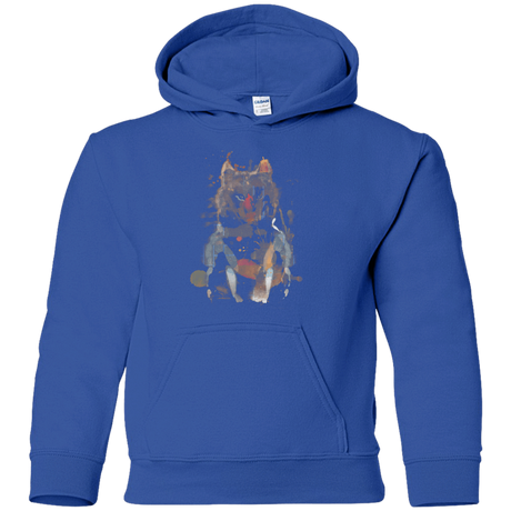 Sweatshirts Royal / YS Little Foxy Watercolor Youth Hoodie