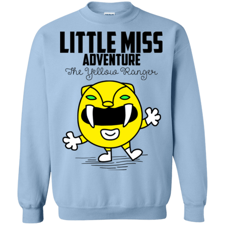 Sweatshirts Light Blue / Small Little Miss Adventure Crewneck Sweatshirt
