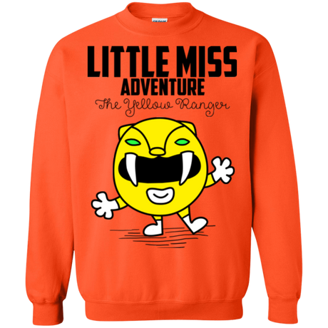 Sweatshirts Orange / Small Little Miss Adventure Crewneck Sweatshirt