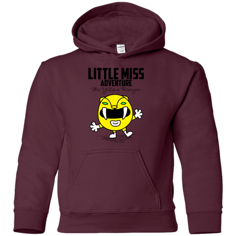 Sweatshirts Maroon / YS Little Miss Adventure Youth Hoodie
