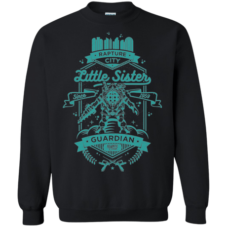 Sweatshirts Black / Small Little Sister Protector Crewneck Sweatshirt