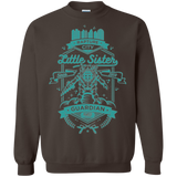 Sweatshirts Dark Chocolate / Small Little Sister Protector Crewneck Sweatshirt