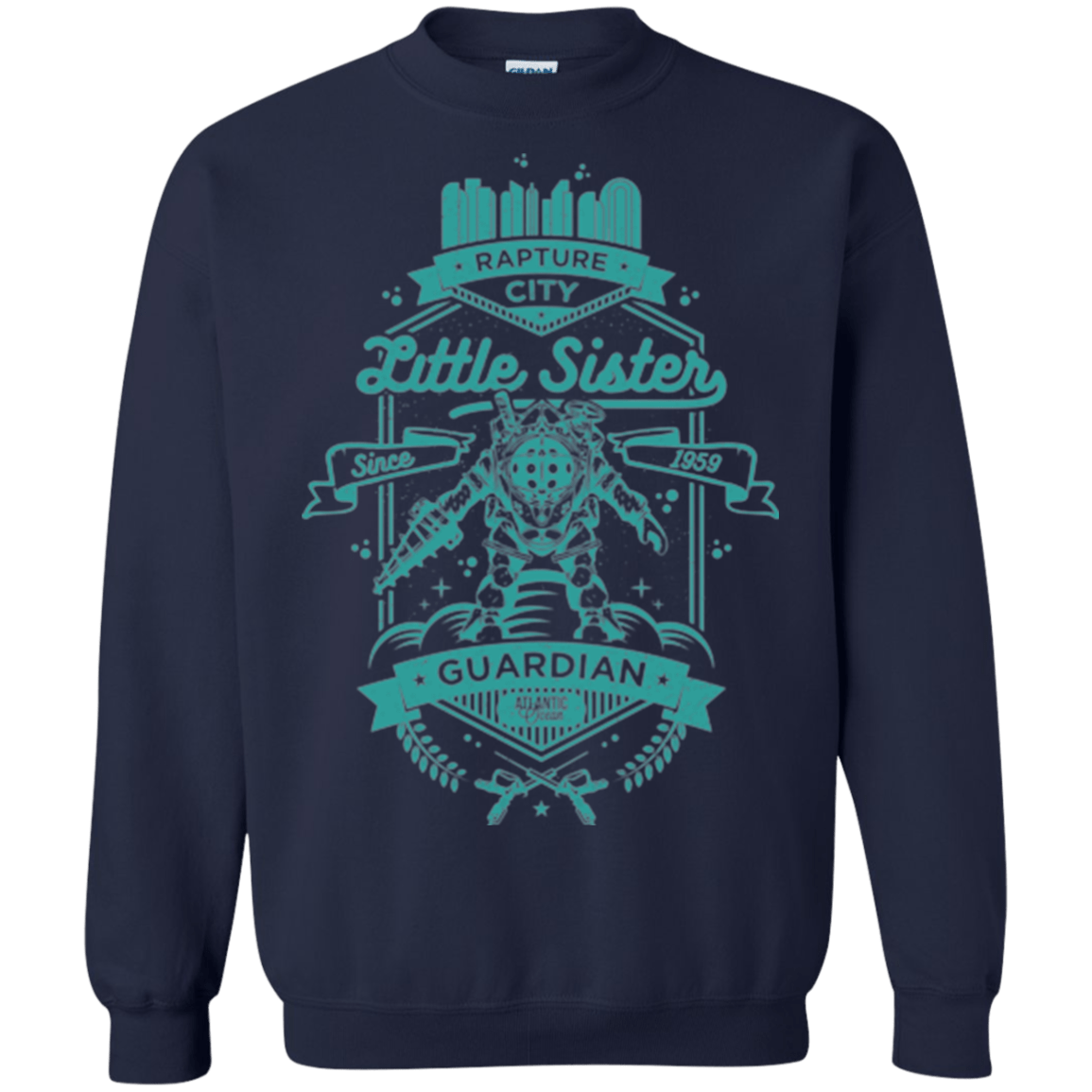 Sweatshirts Navy / Small Little Sister Protector Crewneck Sweatshirt