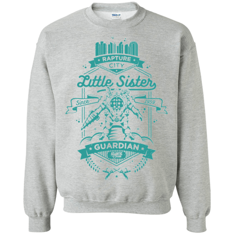Sweatshirts Sport Grey / Small Little Sister Protector Crewneck Sweatshirt