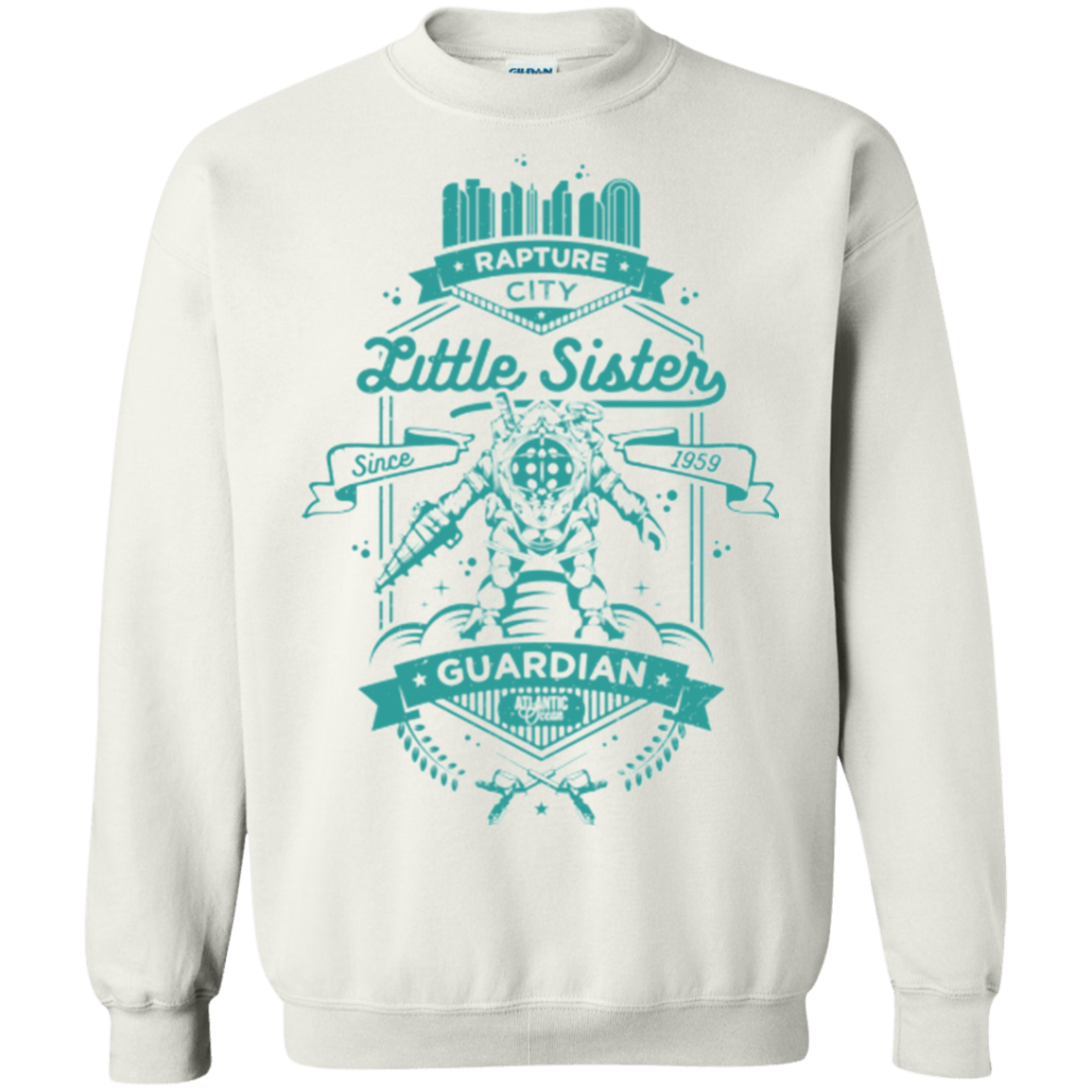 Sweatshirts White / Small Little Sister Protector Crewneck Sweatshirt