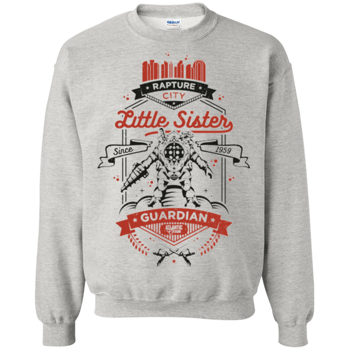 Sweatshirts Ash / Small Little Sister Protector V2 Crewneck Sweatshirt