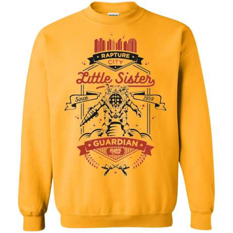 Sweatshirts Gold / Small Little Sister Protector V2 Crewneck Sweatshirt