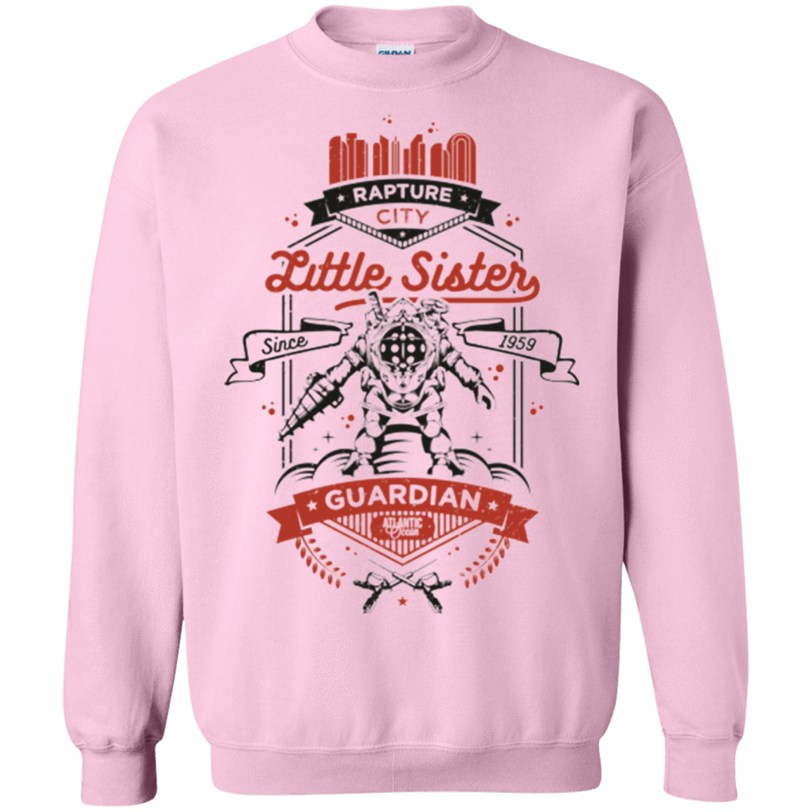 Sweatshirts Light Pink / Small Little Sister Protector V2 Crewneck Sweatshirt