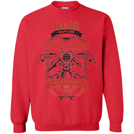 Sweatshirts Red / Small Little Sister Protector V2 Crewneck Sweatshirt