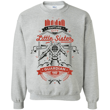 Sweatshirts Sport Grey / Small Little Sister Protector V2 Crewneck Sweatshirt
