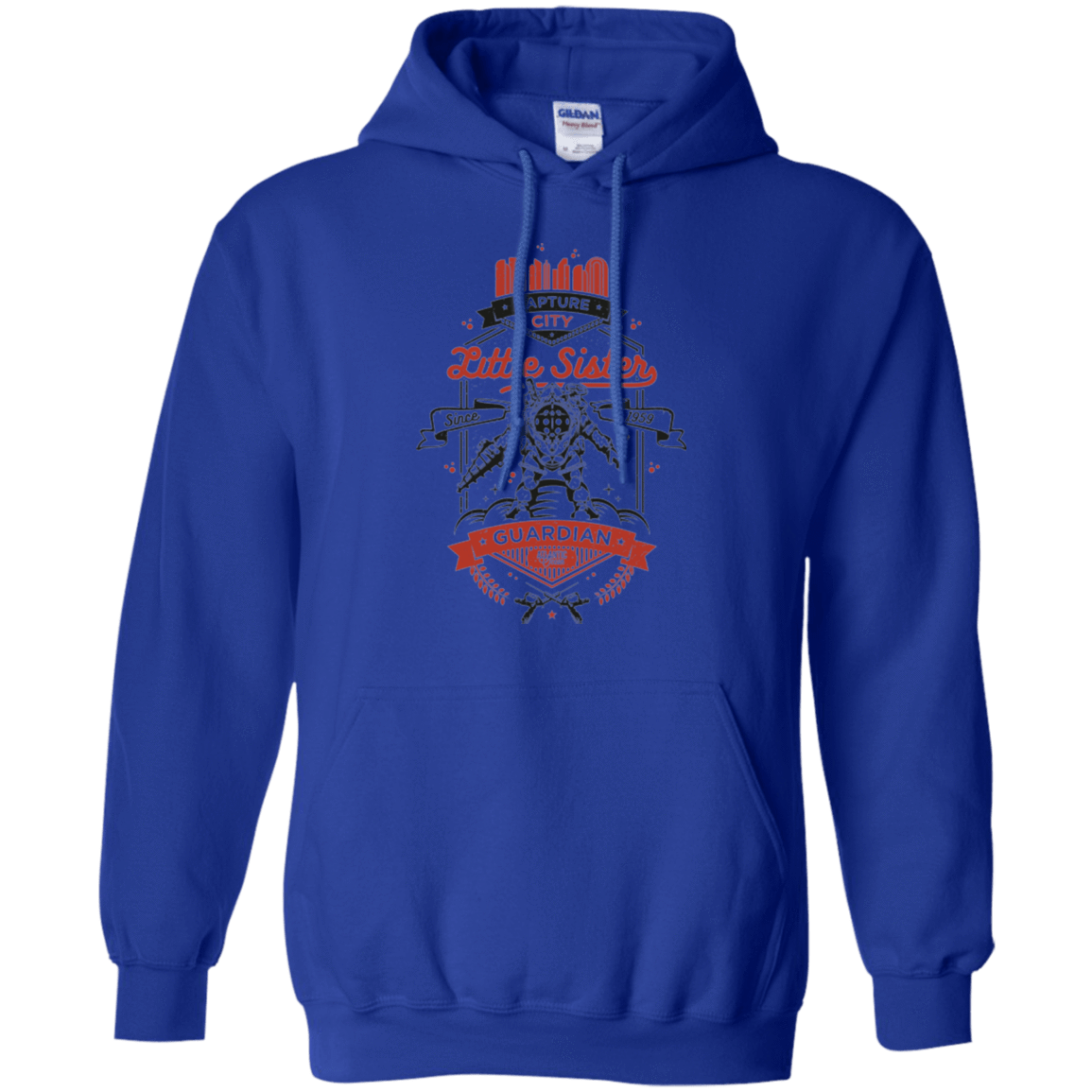 Sweatshirts Royal / Small Little Sister Protector V2 Pullover Hoodie