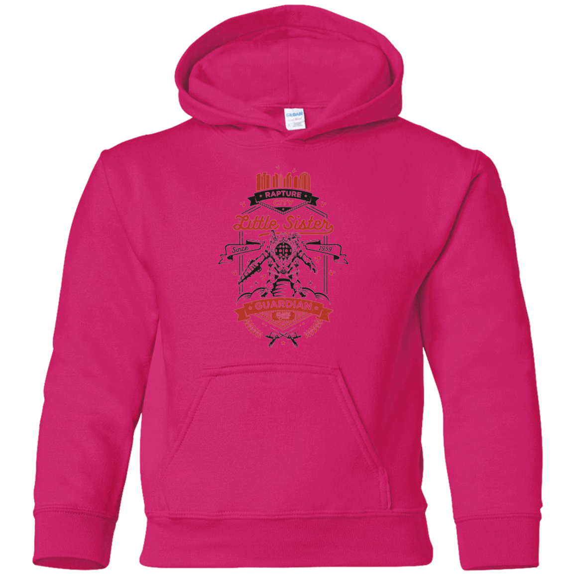 Sweatshirts Heliconia / YS Little Sister Protector V2 Youth Hoodie