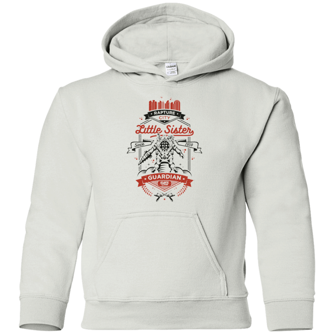 Sweatshirts White / YS Little Sister Protector V2 Youth Hoodie