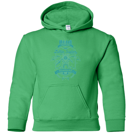 Sweatshirts Irish Green / YS Little Sister Protector Youth Hoodie