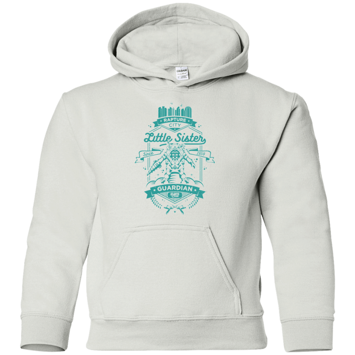Sweatshirts White / YS Little Sister Protector Youth Hoodie