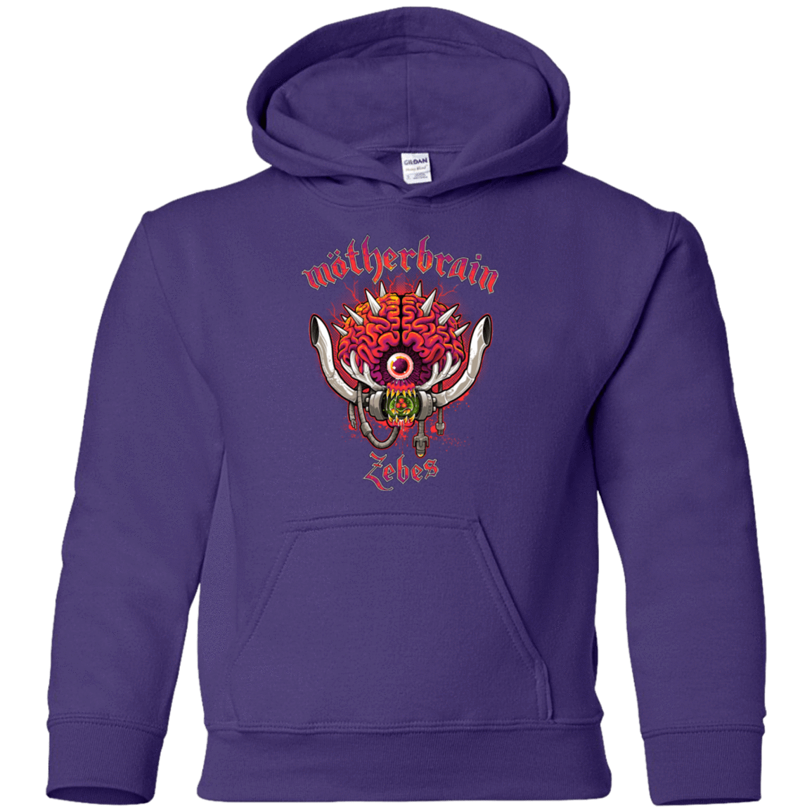 Sweatshirts Purple / YS Live From Zebes Youth Hoodie