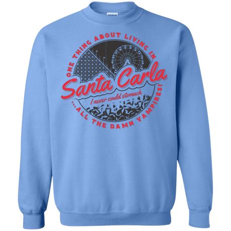Sweatshirts Carolina Blue / Small Living in Santa Carla Crewneck Sweatshirt
