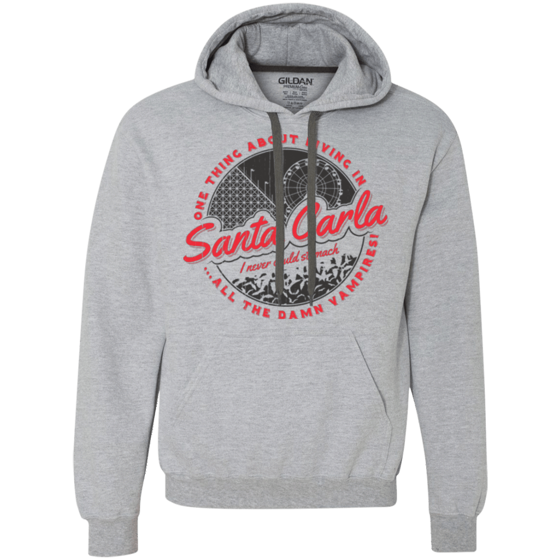 Sweatshirts Sport Grey / Small Living in Santa Carla Premium Fleece Hoodie